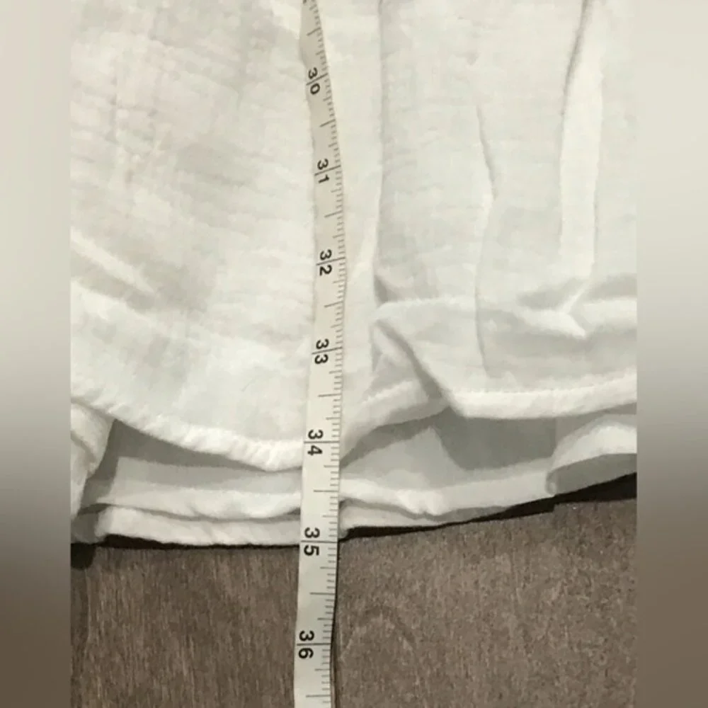 Tuckernuck Pomander Place Women's White Lightweight Gauze Morgan Dress, Size XL - Picture 9 of 9